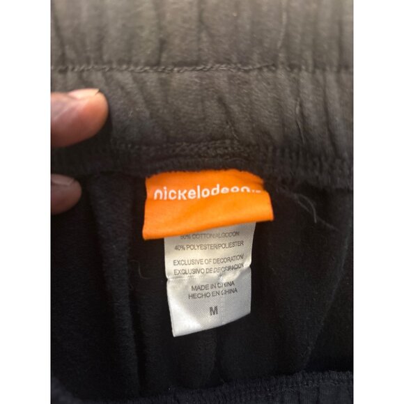 SpongeBob SquarePants YouthMedium Black & Yellow Cotton/Polyester Shorts - Picture 6 of 11